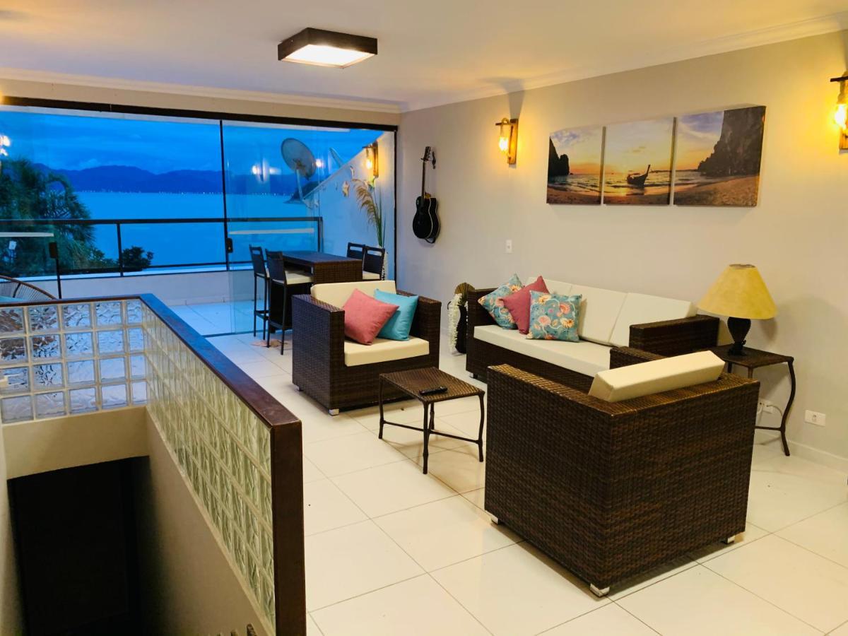 Lindo Duplex Pe Na Areia Com Praia Privativa Caraguatatuba Exterior photo